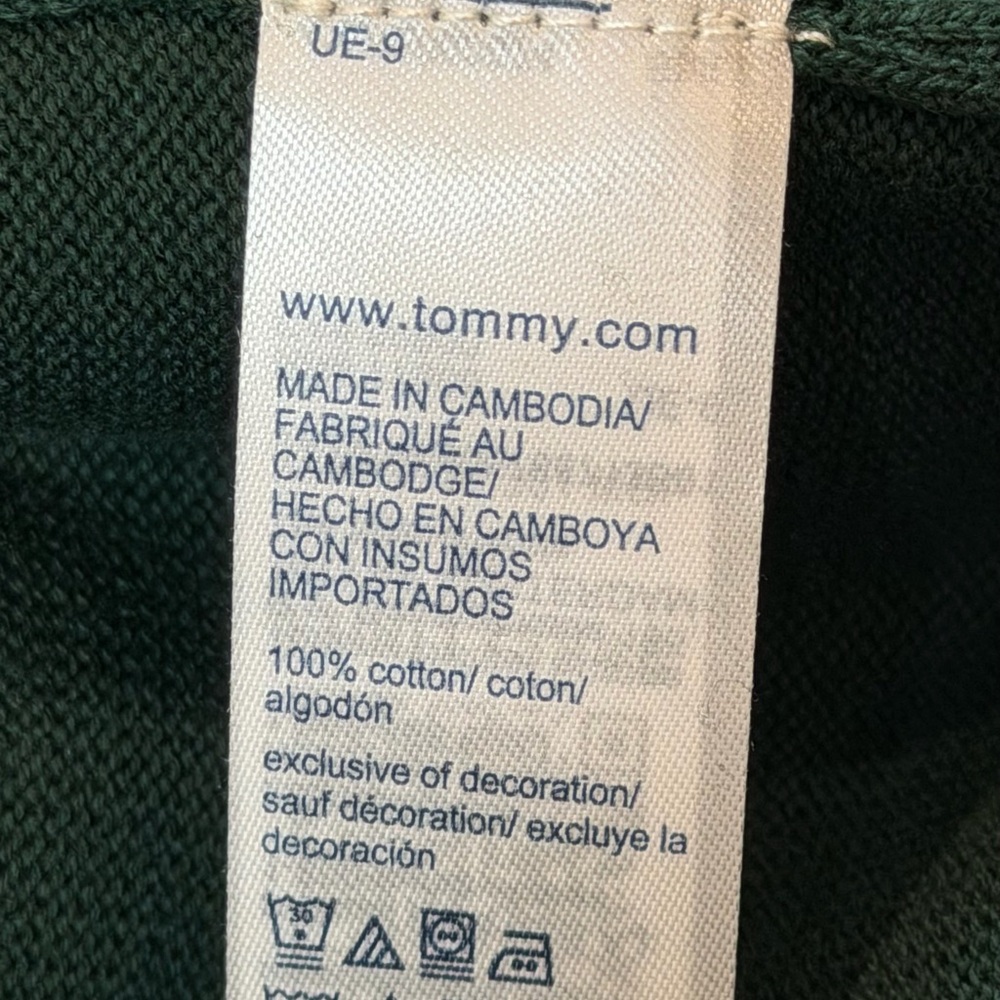 Tommy Hilfiger Men's Dark Green Crewneck Sweater - Picture 7 of 8